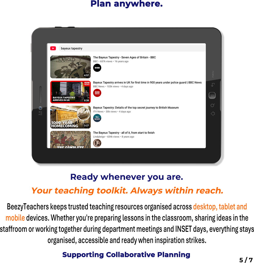 5 Plan anywhere